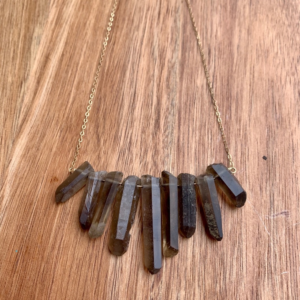 Handmade Smoky Quartz Necklace